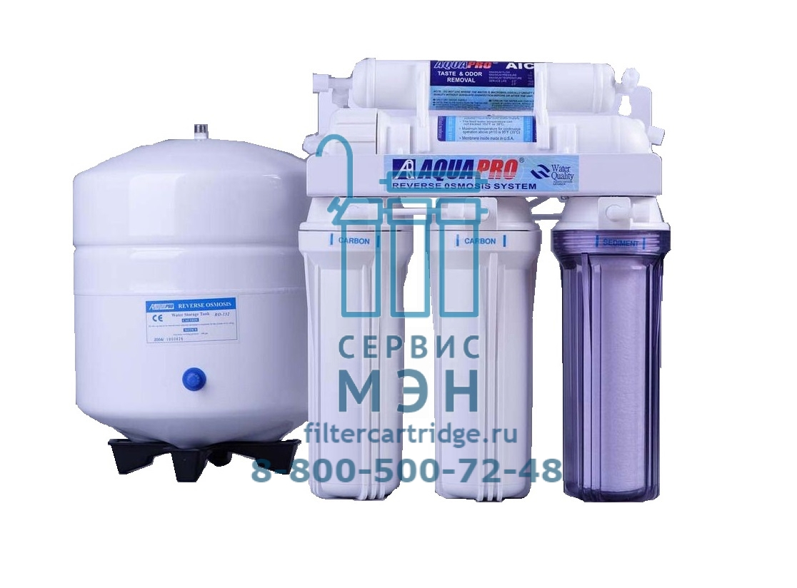 Система фильтрации воды обратным осмосом AquaPro AP-600 "Живая вода&qu...